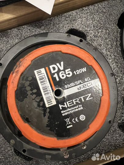 Колонки hertz DV 165 16 165.3