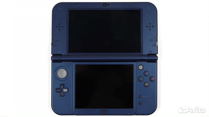 New Nintendo 3DS XL 128 Gb Metallic Blue В коробке