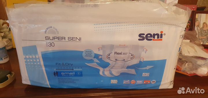Памперсы для взрослых seni 3 и 2