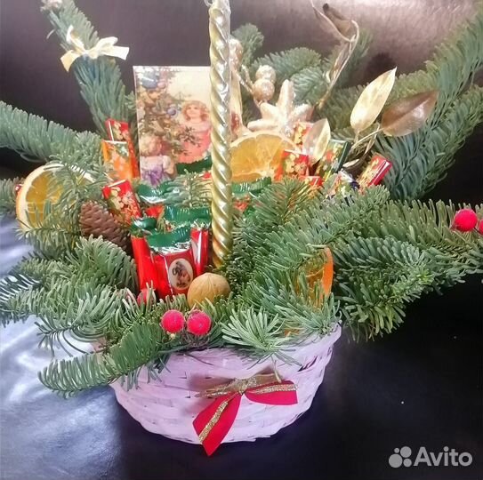 Подарки, сьедобные букеты на новый год, праздники