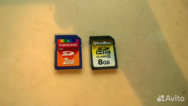 Карты памяти за обе