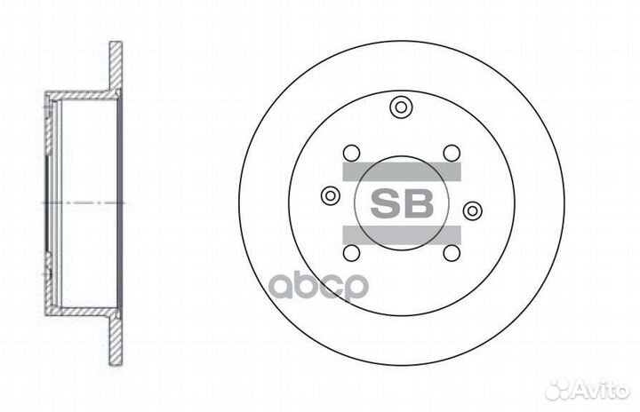 Диск тормозной Hyundai matrix 01/sonata 98/ K