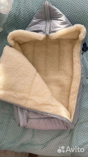 Конверт в коляску из овчины