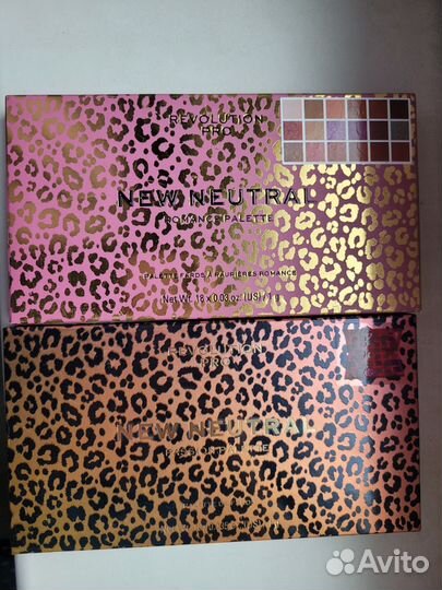 Палетки теней revolution pro