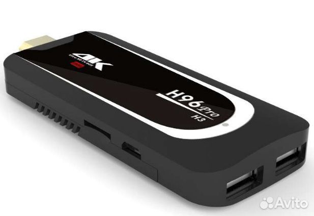 Мини пк Android H96 Pro H3 4-ядер. Wi-Fi 2/16гб 4K