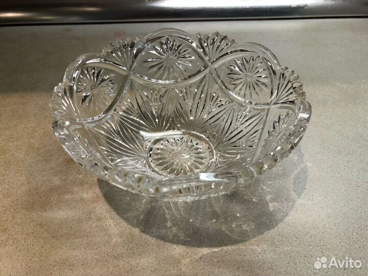 Вазы хрустальные