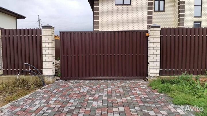 Откатные ворота под ключ