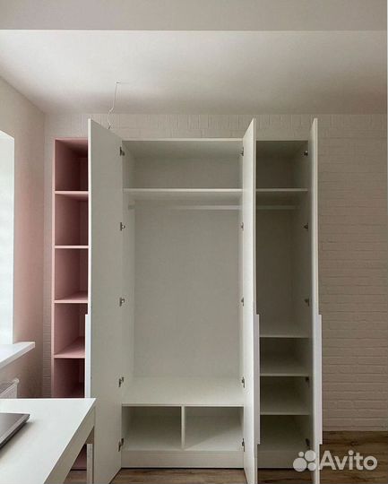 Шкаф распашной как икея