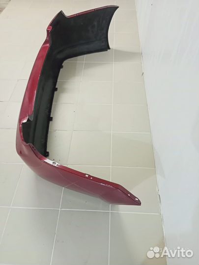 Бампер задний chevrolet lacetti седан красный