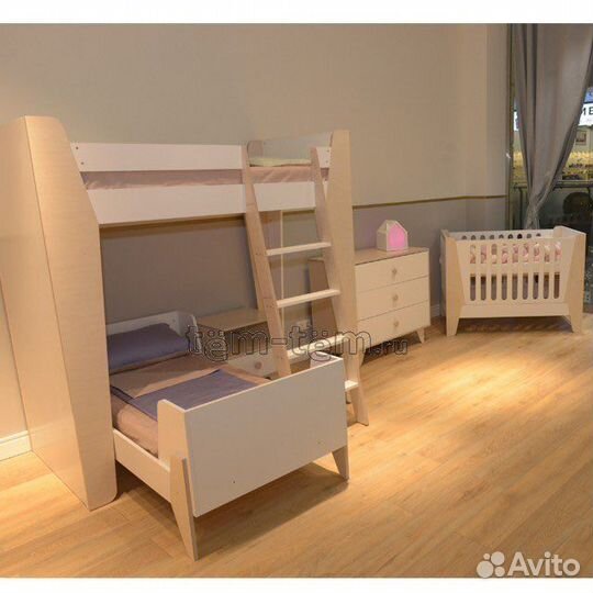 Кровать трансформер ellipse bed line с 2 матрасами