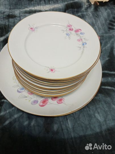 Тарелки фарфор СССР