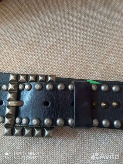 Мужской кожаный ремень