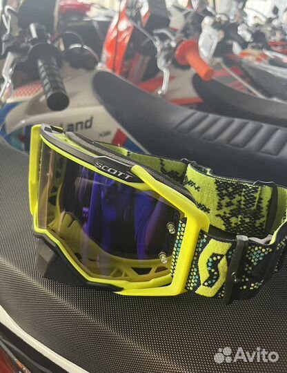 Кроссовые очки Scott;Мотоочки 100 MX-goggle