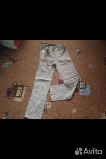 Костюм тройка (пиджак, брюки,шорты), лен