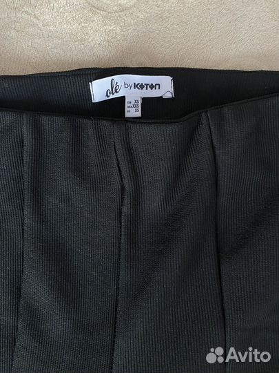 Брюки клеш женские в рубчик 40-42