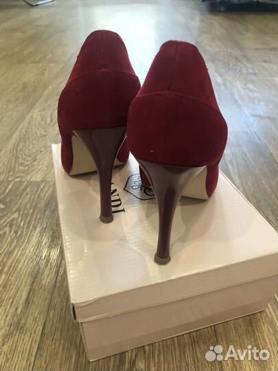 Туфли женские замшевые