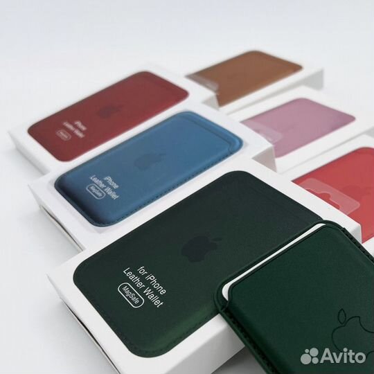 Чехол-бумажник для карт MagSafe Leather Wallet