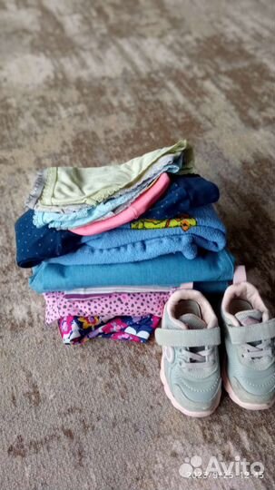 Вещи пакетом для девочки 86 92