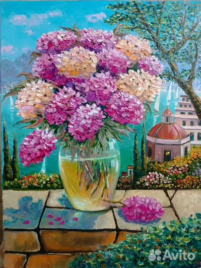 Картина маслом на холсте ручная работа