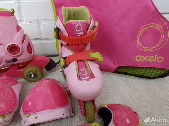 Ролики детские раздвижные 26-28 Oxelo
