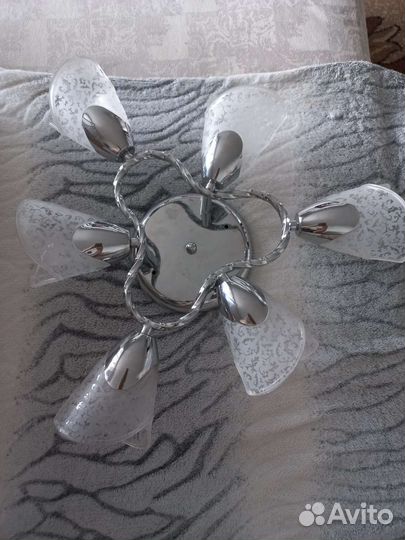 Люстра потолочная бу