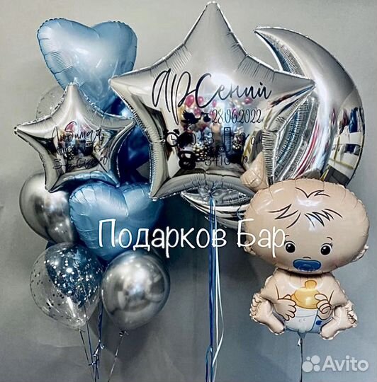 Воздушные Шары на Выписку, Гелиевые шары Шарики