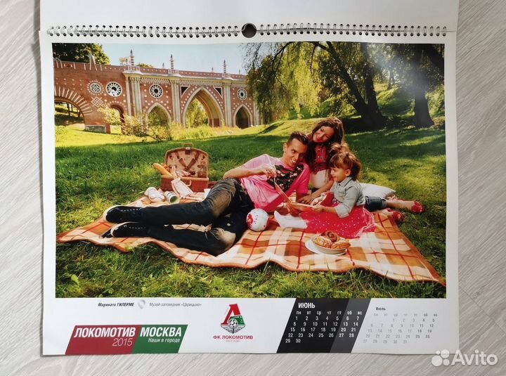 Календарь настенный фк Локомотив (2015)