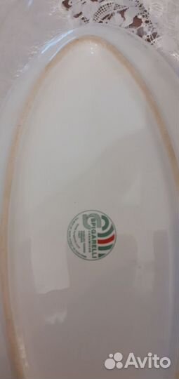 Новое овальное блюдо. Италия