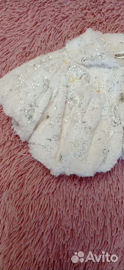 Меховое болеро для девочки 3-5 лет