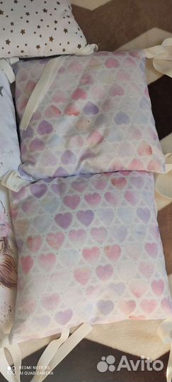 Бортики-подушечки в детскую кроватку