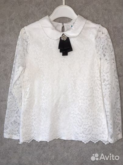 Блузки для девочки школьные пакетом(5шт)