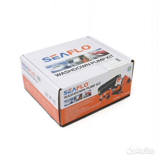 Комплект помывочный SeaFlo, 12V 18.9 л/мин