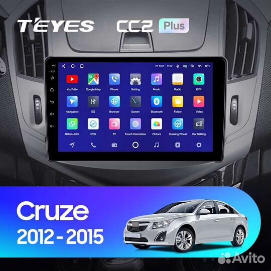 Магнитола Chevrolet Cruze 2012-2015 Teyes