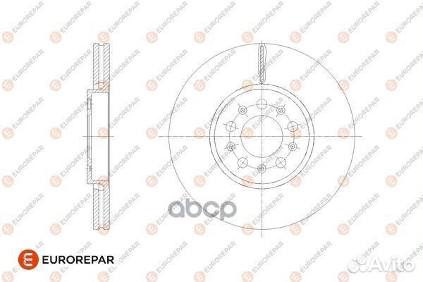 Диск тормозной 1667855380 eurorepar