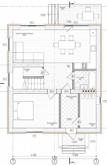 Коттедж 155 м² на участке 6,5 сот.