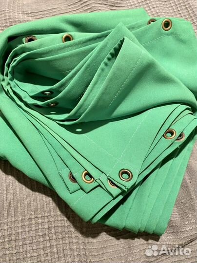 Хромакей с люверсами, 200х150 см / 2х1,5 м