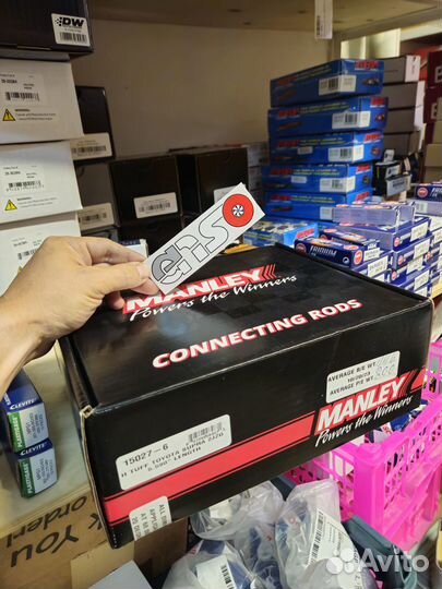 Шатуны кованые H-Tuff Manley 15027-6 2JZ Toyota