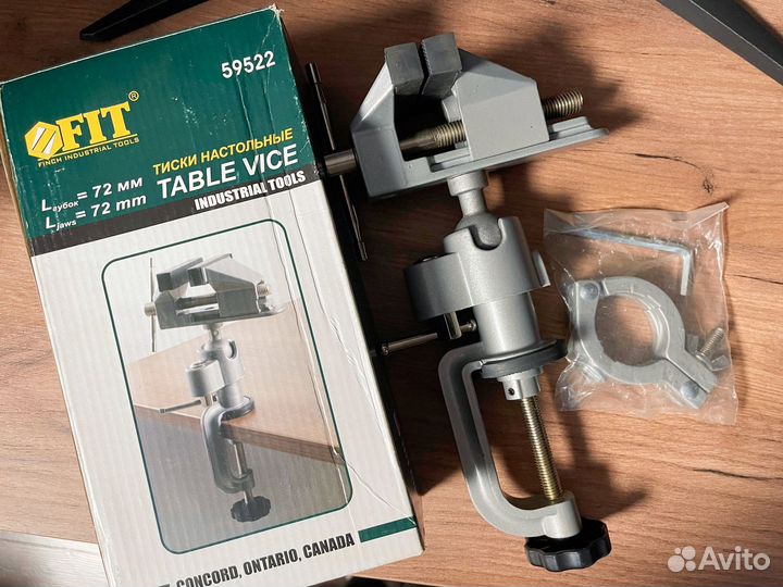 Тиски настольные Fit 59522, 72мм