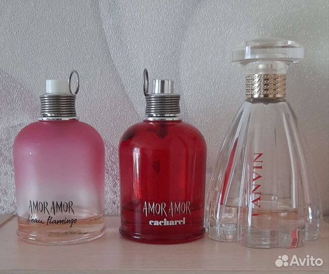 Остатки парфюмерии во флаконах