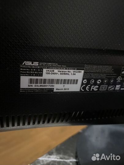 Монитор Asus 76гц VK228H