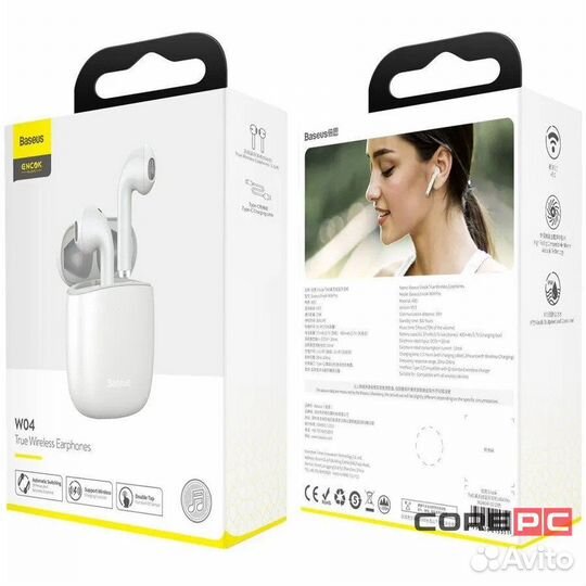 Мобильная Bluetooth-гарнитура Baseus Encok W04 IP5