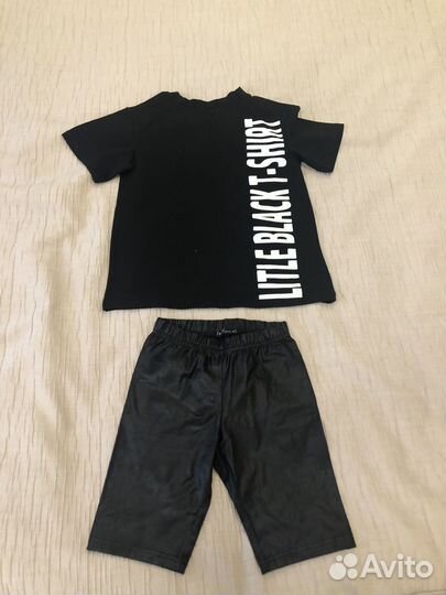 Майка и велосипедки для девочки, Choupette