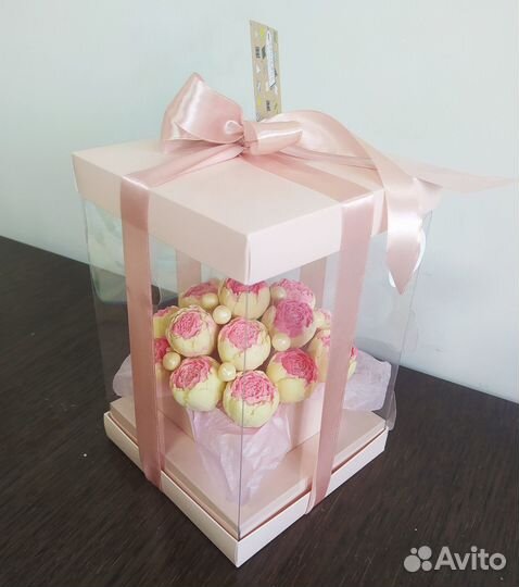 Пионы из шоколада