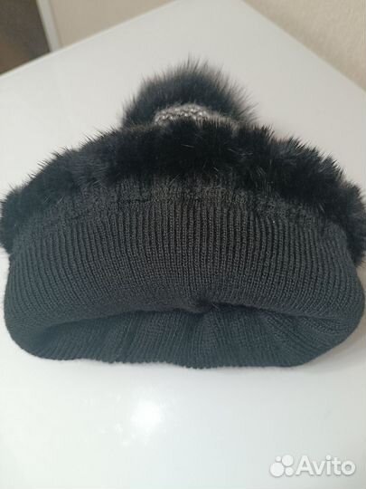 Шапка норковая и кролик