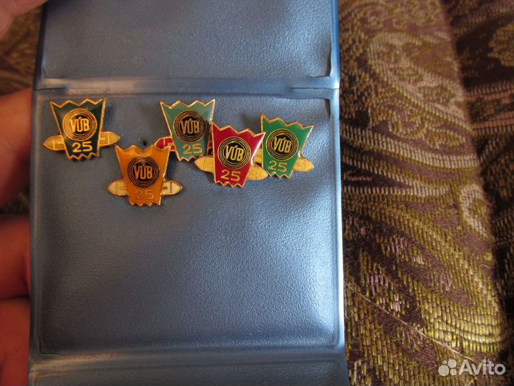 Юбилейный набор значков 1975 (Чехословакия)