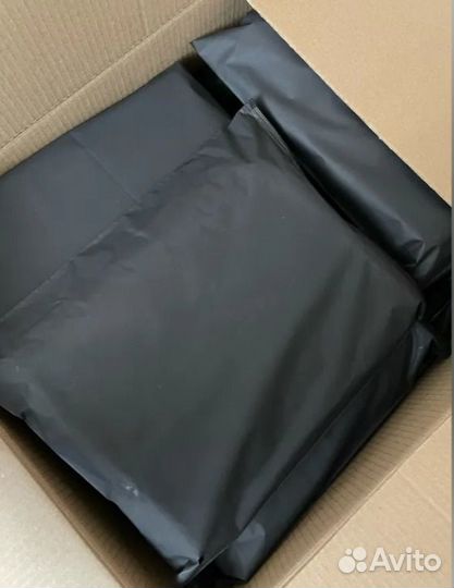 Черный пакет с бегунком зип лок 12 размеров