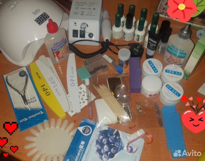 Наборы для маникюра и наращивания новые