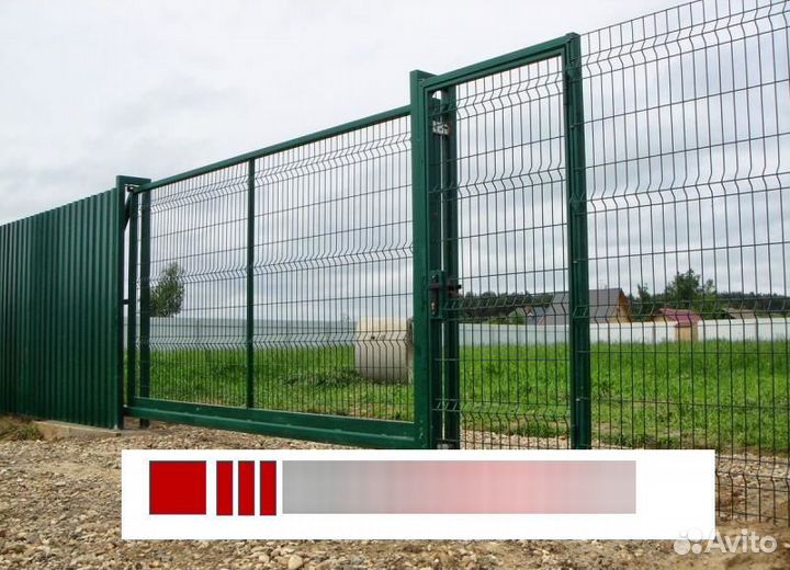 3д забор