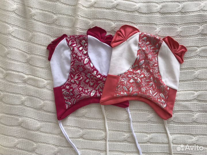 Новые детские шапочки на девочку