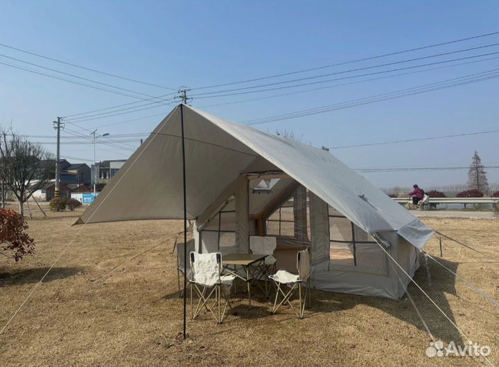 Палатка-дом на надувном каркасе 6-х местная